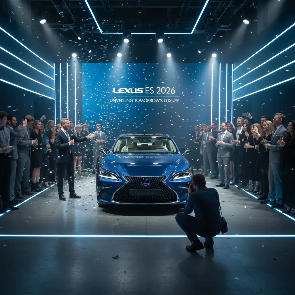 Sự kiện ra mắt Lexus ES 2026 được mong đợi sẽ diễn ra ho&agrave;nh tr&aacute;ng