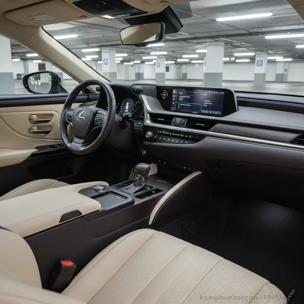 Nội thất Lexus ES 2026 hứa hẹn sẽ là sự kết hợp hoàn hảo giữa sang trọng và công nghệ