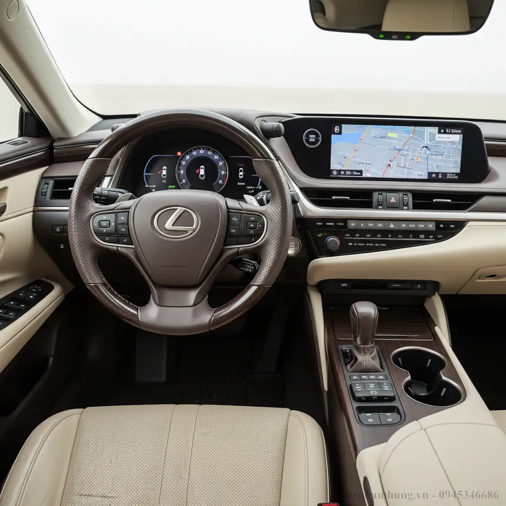 Nội thất Lexus ES 2026 với thiết kế hiện đại và vật liệu cao cấp