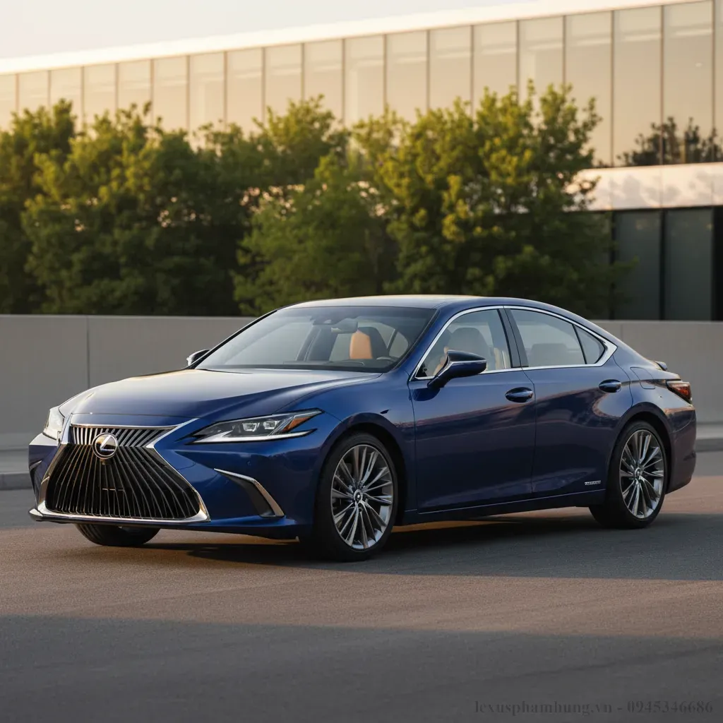 Thiết kế ngoại thất của Lexus ES 2026 dự kiến sẽ kết hợp sự sang trọng v&agrave; t&iacute;nh kh&iacute; động học