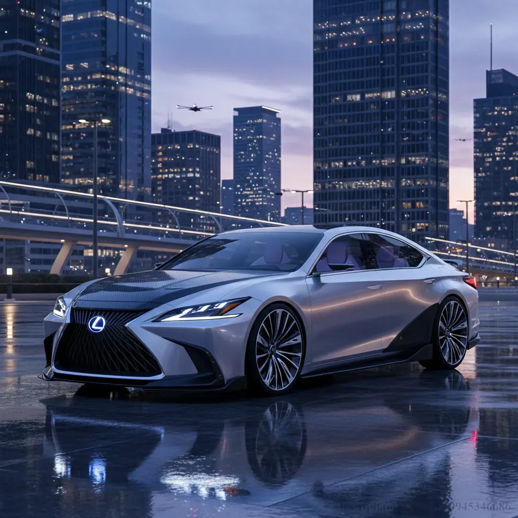 Mẫu xe Lexus ES 2026 concept với thiết kế ngoại thất hiện đại v&agrave; sang trọng