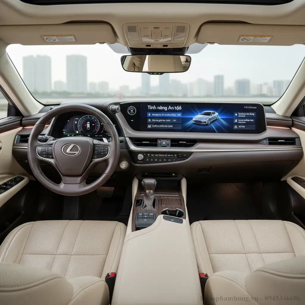 Hệ thống Lexus Safety System thế hệ mới trên ES 2026
