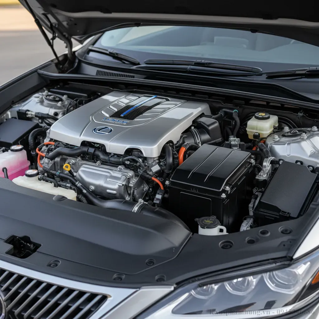 Công nghệ động cơ hybrid tiên tiến giúp Lexus ES 2026 tối ưu tiêu hao nhiên liệu