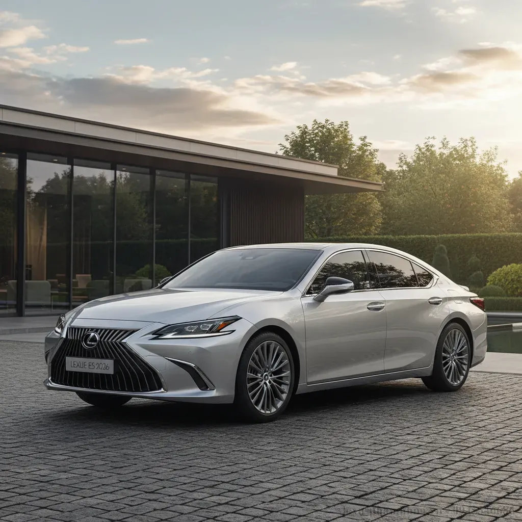 Lexus ES 2026 dự kiến sẽ tiếp tục giữ vững ng&ocirc;n ngữ thiết kế sang trọng v&agrave; hiện đại
