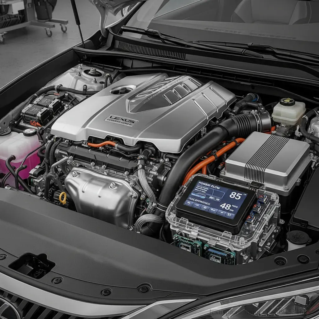 Sức mạnh và hiệu quả từ hệ truyền động hybrid tiên tiến của Lexus ES 2026