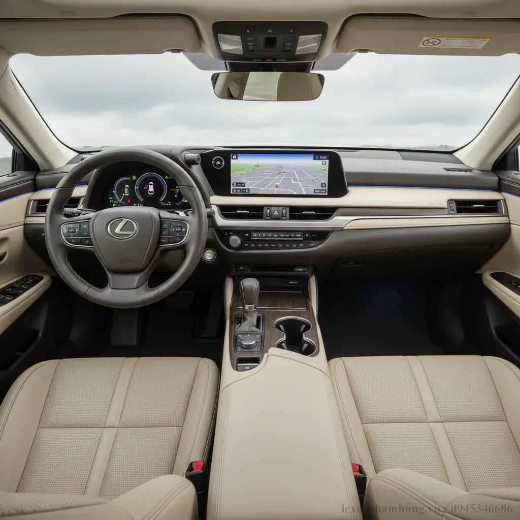 Công nghệ hỗ trợ lái tiên tiến tích hợp hoàn hảo trong khoang lái Lexus ES 2026