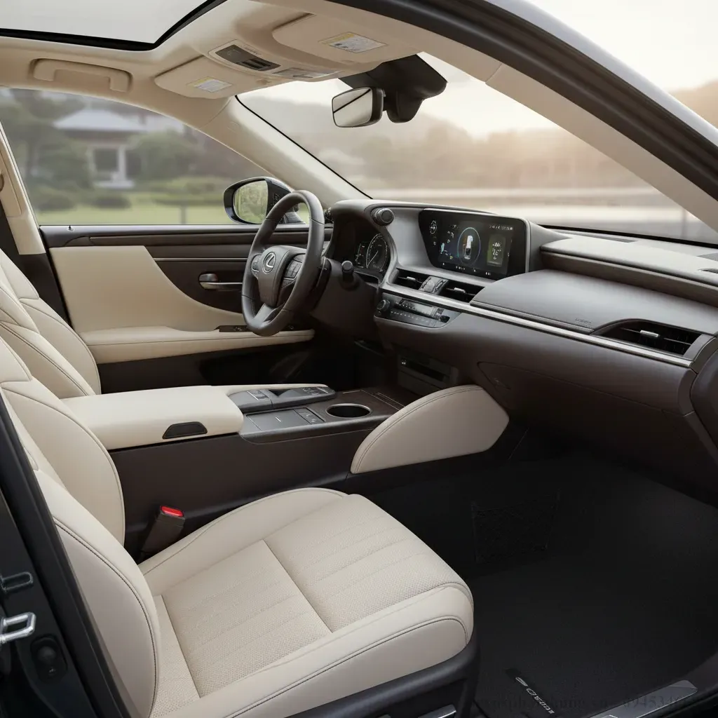Không gian nội thất Lexus ES 2026 mang lại sự thư thái tuyệt đối tách biệt khỏi thế giới bên ngoài