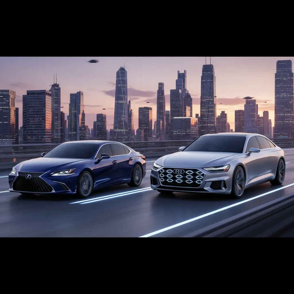 Lexus ES 2026 và Audi A6 Hai đối thủ đáng gờm trên thị trường sedan hạng sang