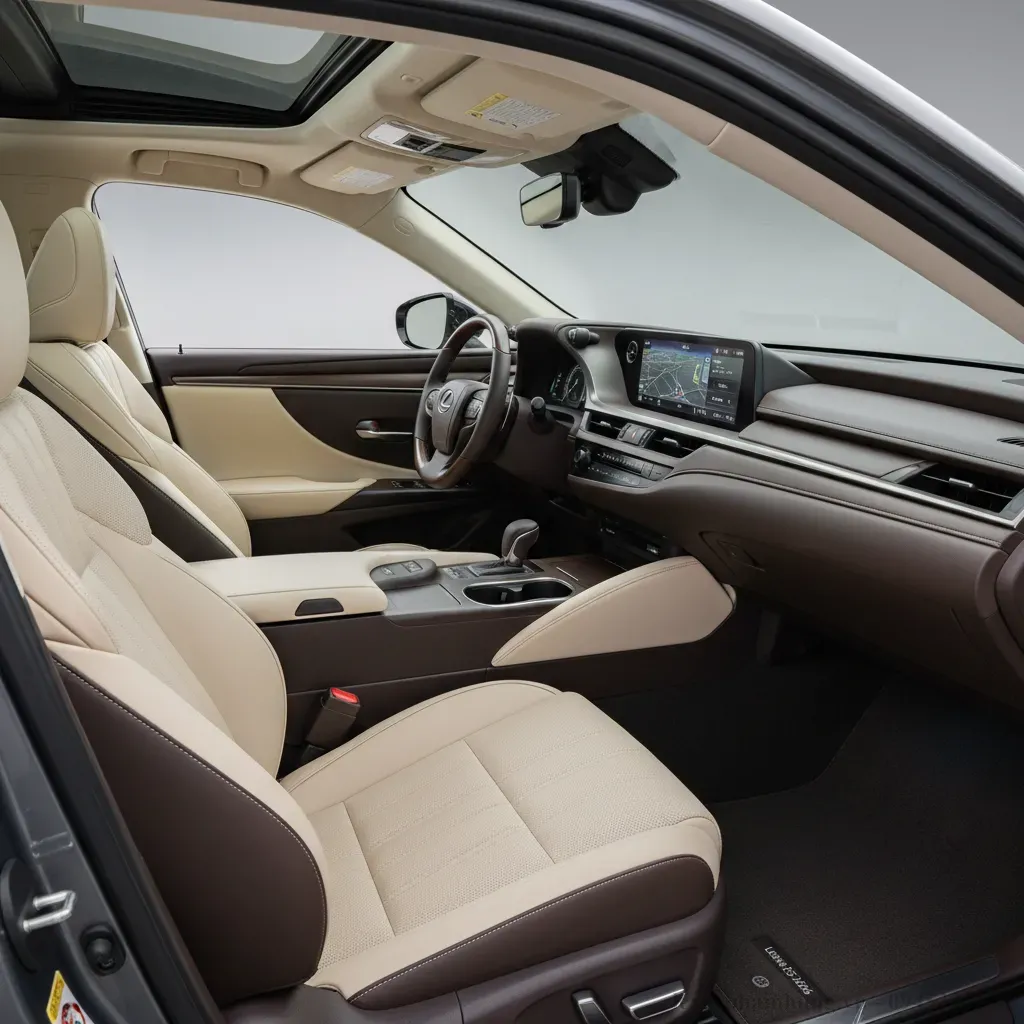 Thiết kế nội thất tinh xảo chú trọng đến sự thoải mái và tiện nghi của Lexus ES 2026