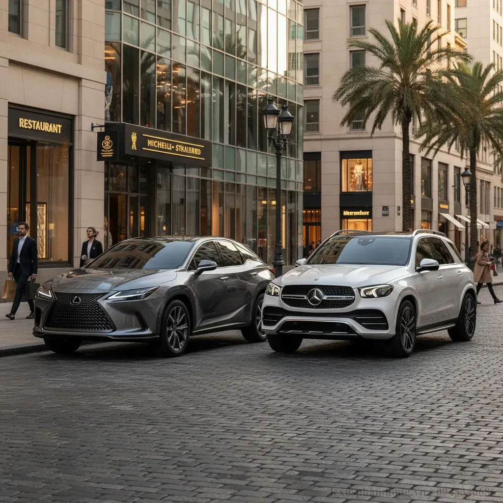 Lexus RX350 2026 và Mercedes GLE 450 Hai đối thủ đáng gờm trong phân khúc SUV hạng sang