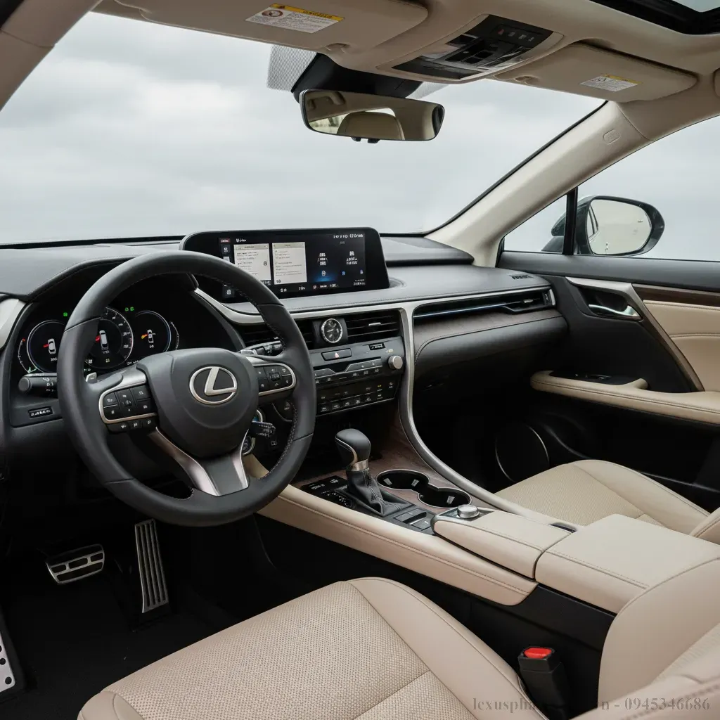 Nội thất Lexus RX 2026 Nơi công nghệ ELatch mang đến sự tiện nghi và an toàn vượt trội