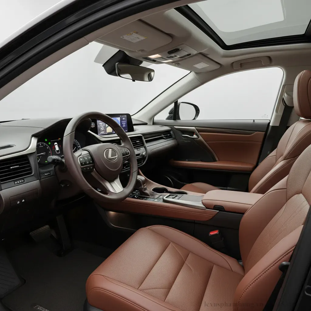 Không gian nội thất đẳng cấp và tiện nghi của Lexus RX350h