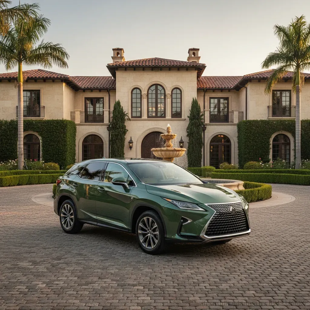 Lexus RX350 xanh rêu Biểu tượng của sự sang trọng và cá tính