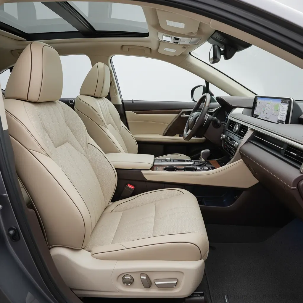 Khoang lái Lexus RX 350 Luxury 2026 với thiết kế tinh xảo và tiện nghi đỉnh cao