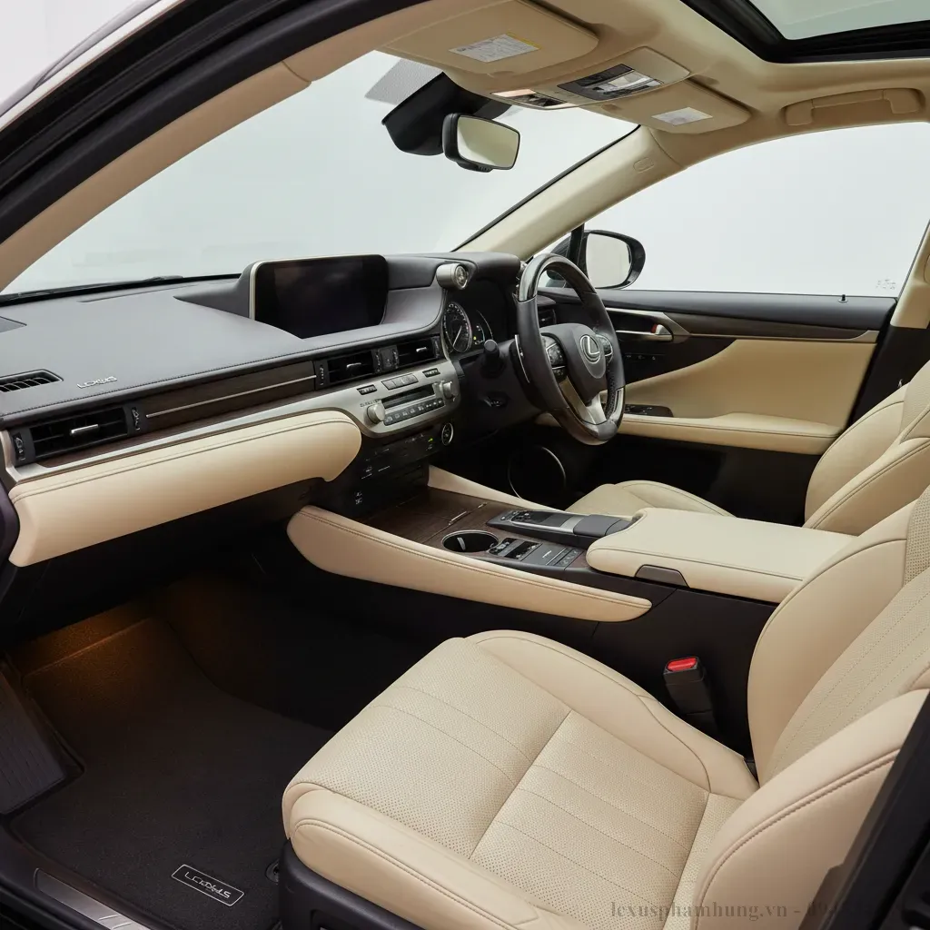 Khoang l&aacute;i Lexus L350  Nơi c&ocirc;ng nghệ v&agrave; sự sang trọng h&ograve;a quyện