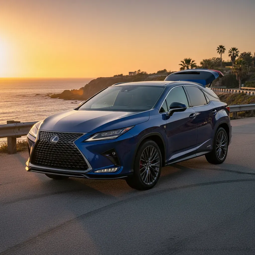 Hình ảnh dự kiến của Lexus RX350 F Sport 2026 với thiết kế mạnh mẽ cuốn hút