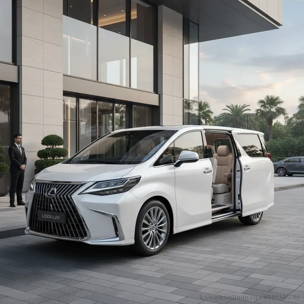 Lexus LM 2026 với thiết kế ngoại thất đẳng cấp v&agrave; sang trọng