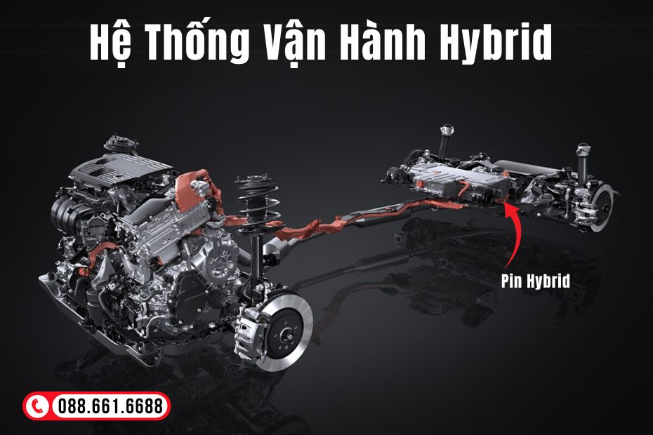 Hệ thống vận h&agrave;nh hybrid của Lexus RX350 hybrid luxury